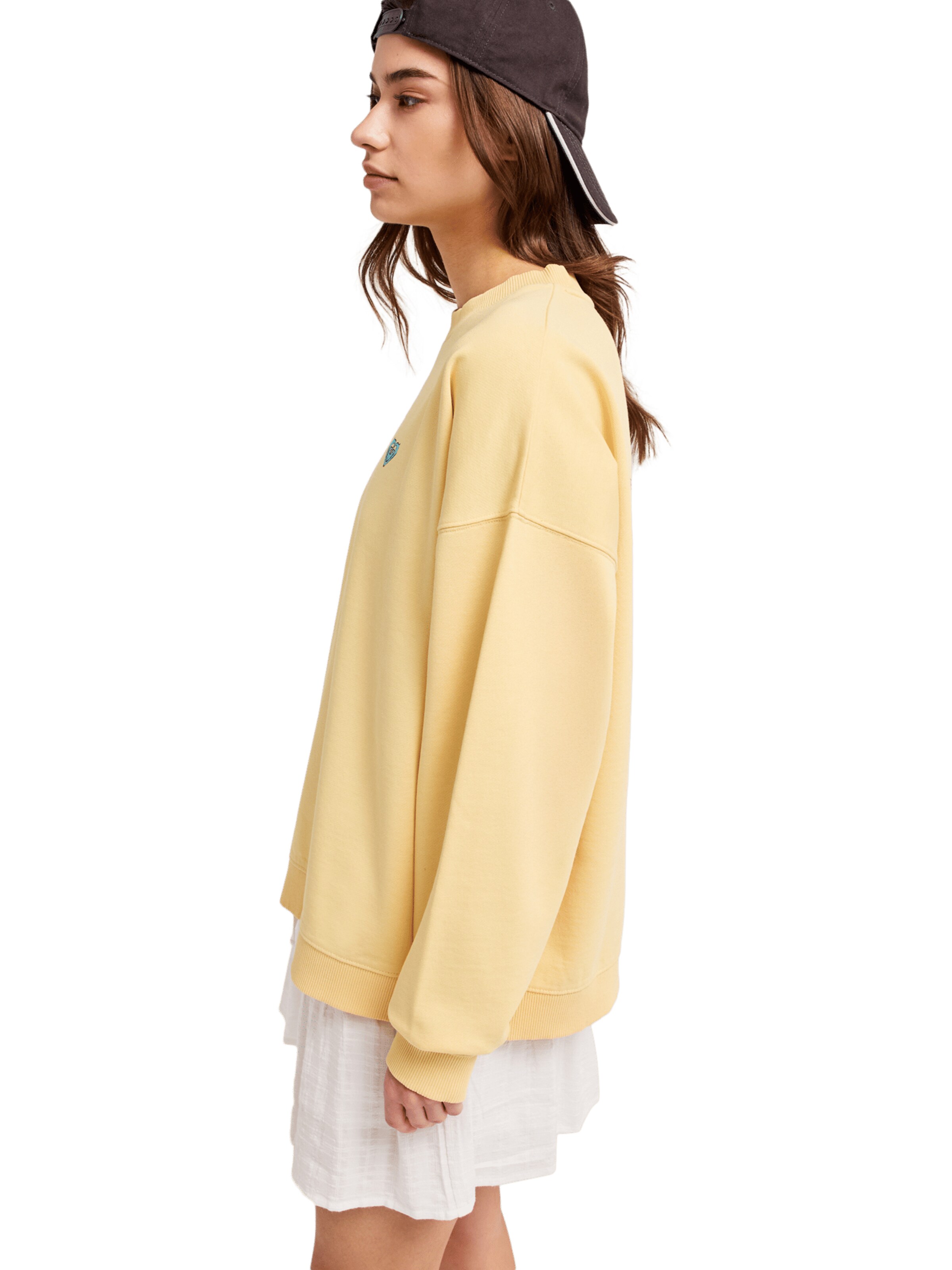 ROXY Sweatshirt 'Lineup' in Yellow