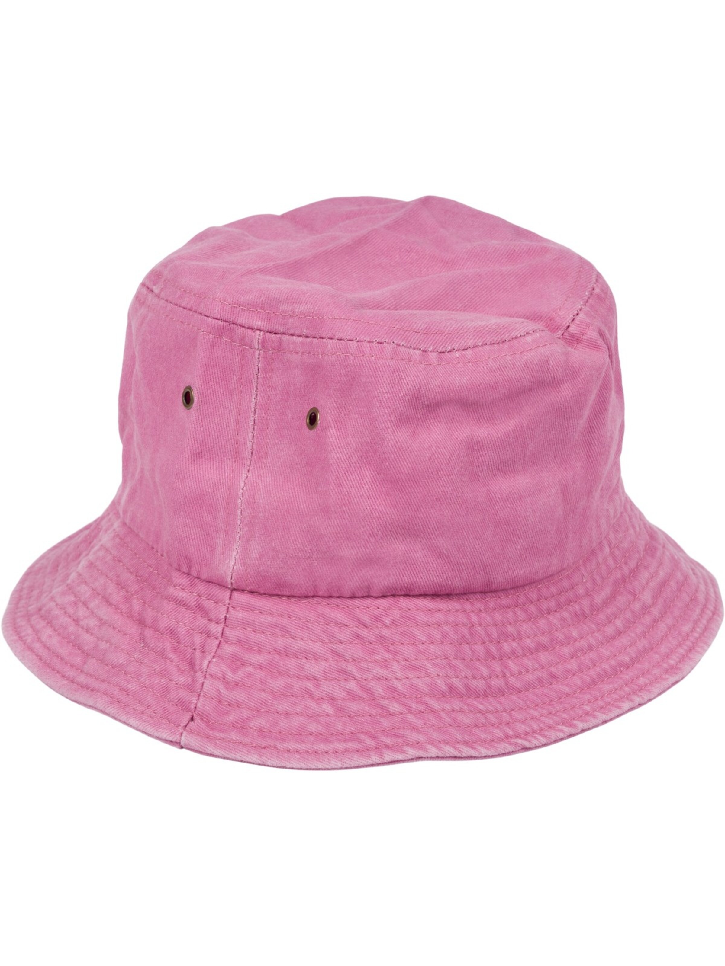 styleBREAKER Hut 'Fischerhut in Washed Optik'‌‌‌‌‌ in Pink