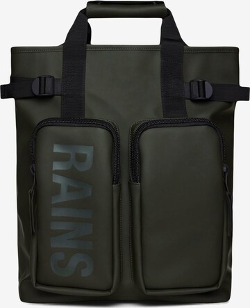 RAINS Rucksack in Grün: Vorderseite
