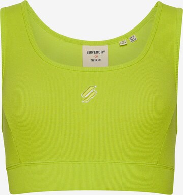 Superdry Sporttop in Groen: voorkant