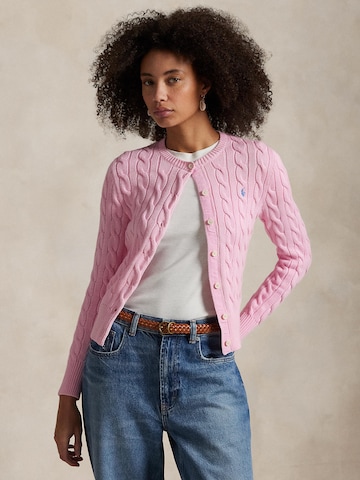 Cardigan Polo Ralph Lauren en rose : devant