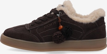 VENEZIA Platform trainers in Brown: front
