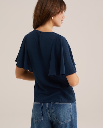 Bluză de la WE Fashion pe albastru