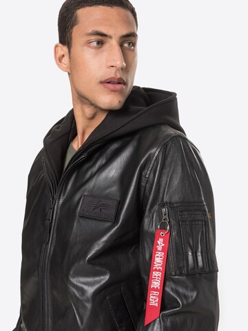 ALPHA INDUSTRIES Prechodná bunda - Čierna