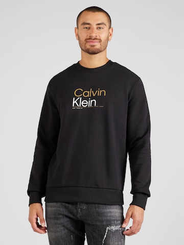 Calvin Klein - Sudadera en negro: frente
