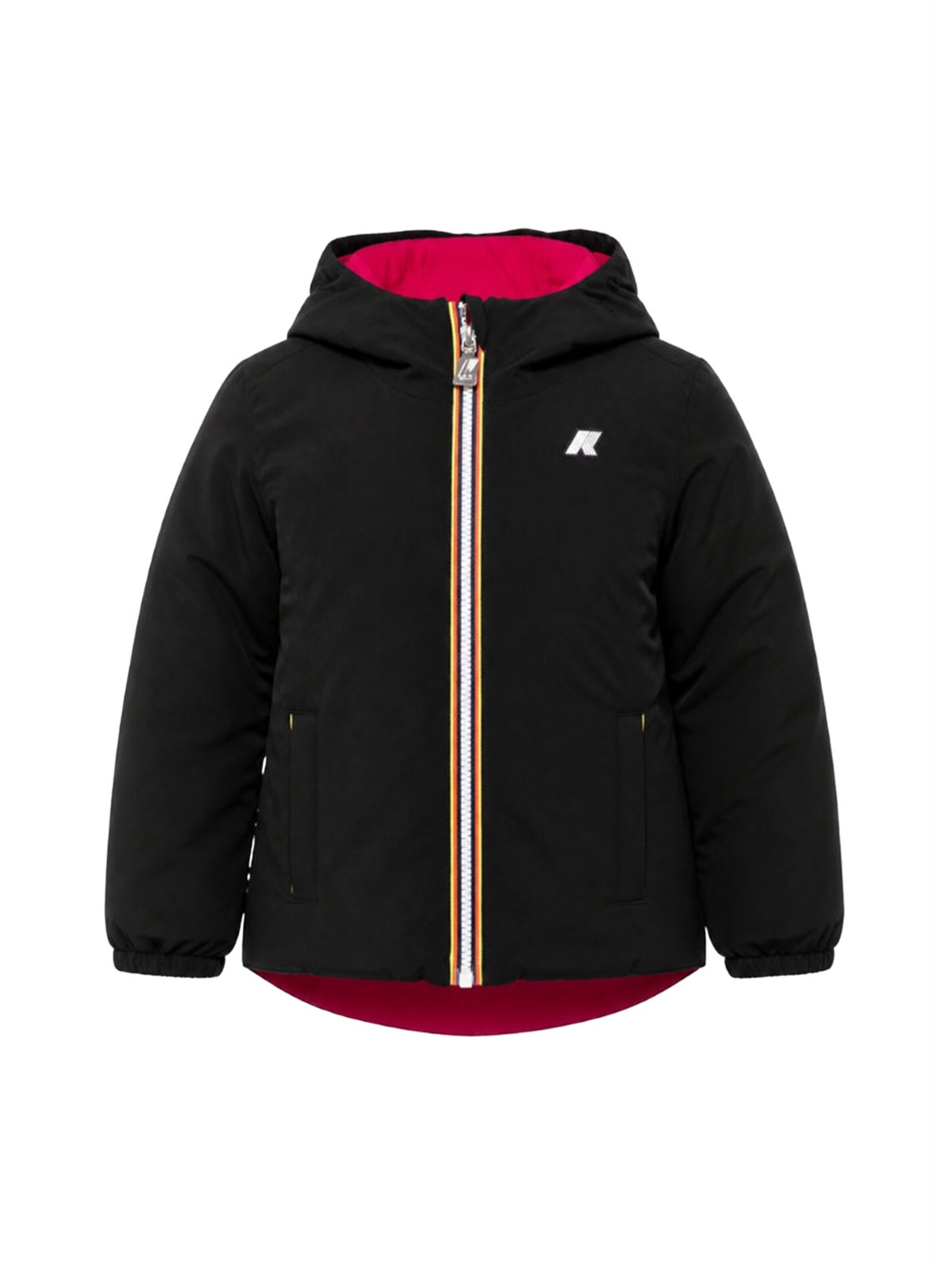 K Way Winterjacke‌‌‌‌‌‌‌‌ in Schwarz: Vorderseite