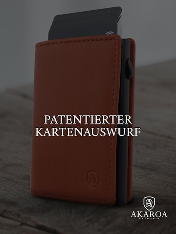 Akaroa Portemonnaie 'Slim Wallet Pelle II'‌‌‌‌‌‌‌‌‌ in Braun