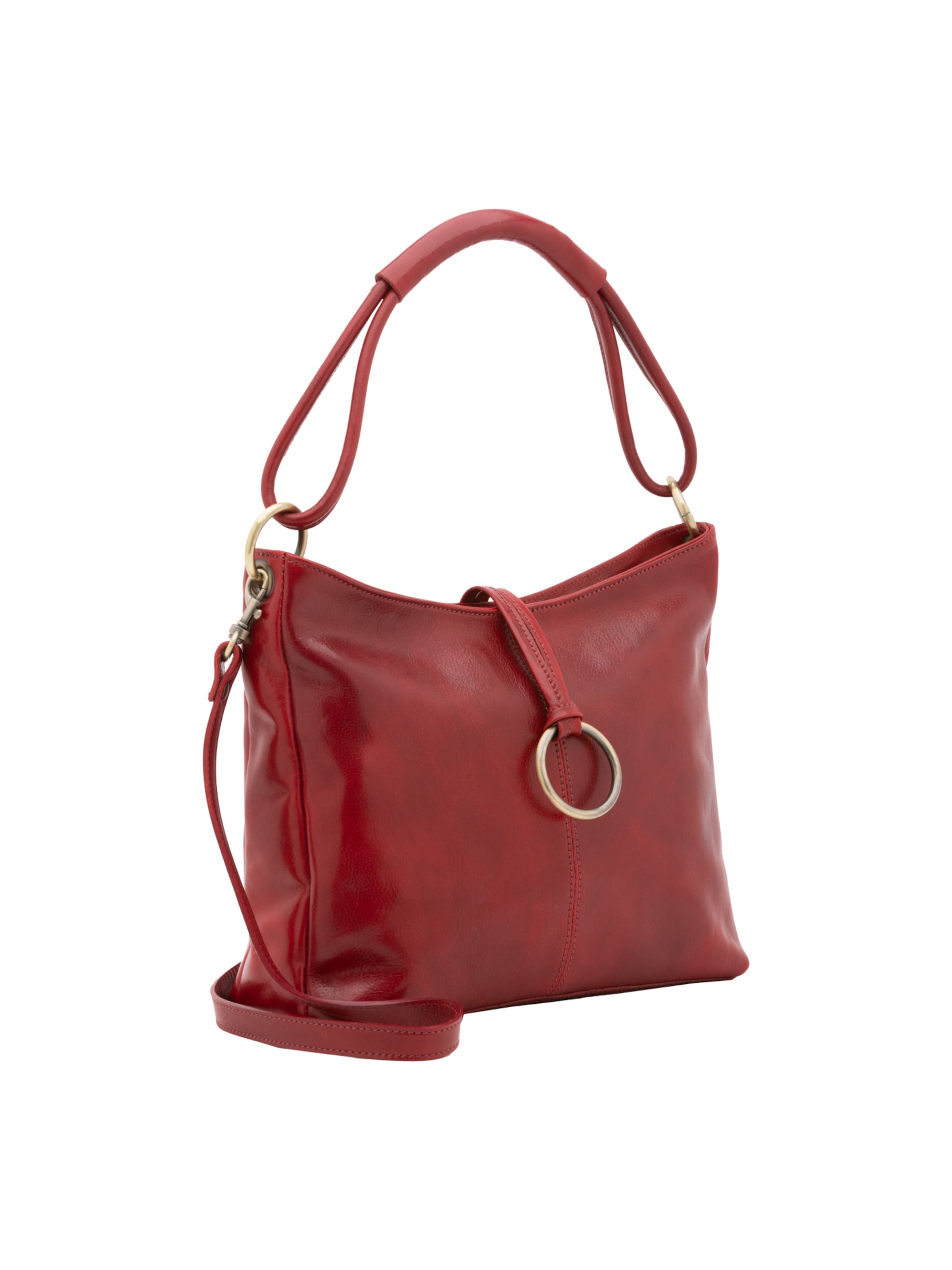 Borsa a spalla di Viola Castellani in rosso: frontale