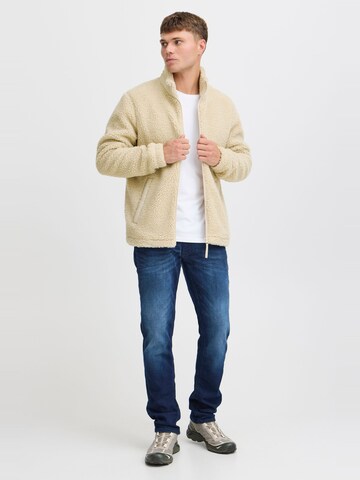 BLEND Fleece jas 'BHLAURSUS' in Beige