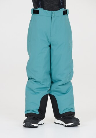 ZigZag Bootcut Sporthose 'Provo' in Blau: Vorderseite