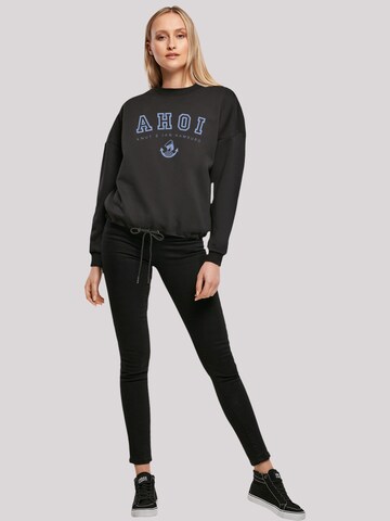 F4NT4STIC Sweatshirt 'Ahoi Knut & Jan Hamburg' in Schwarz