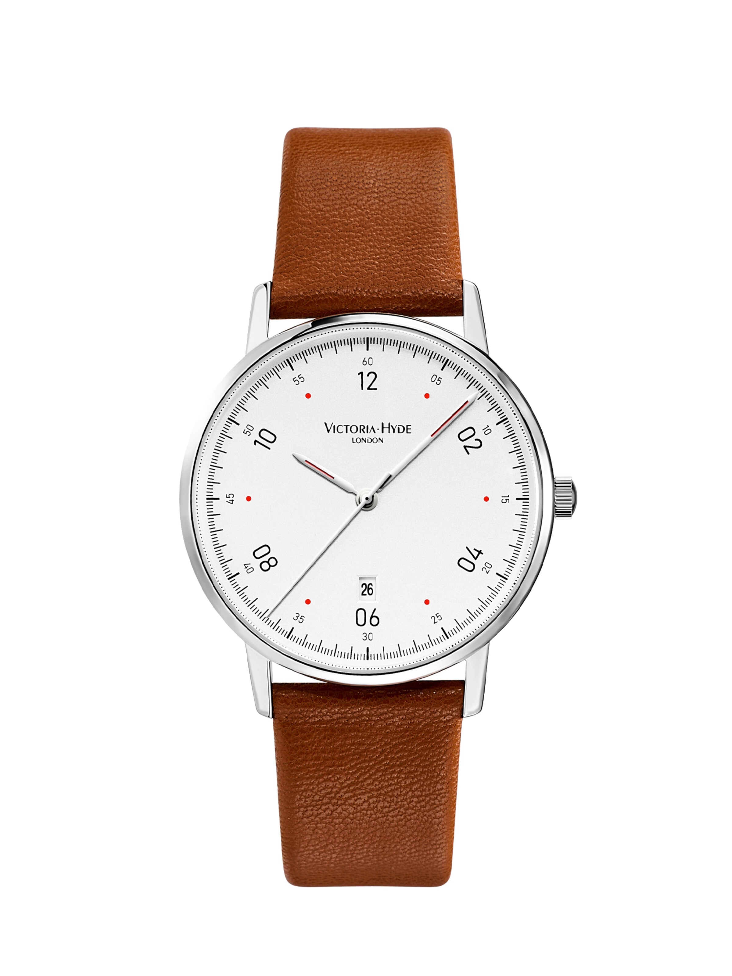 Victoria Hyde Analoginen kello 'Orten ' värissä ruskea: etupuoli