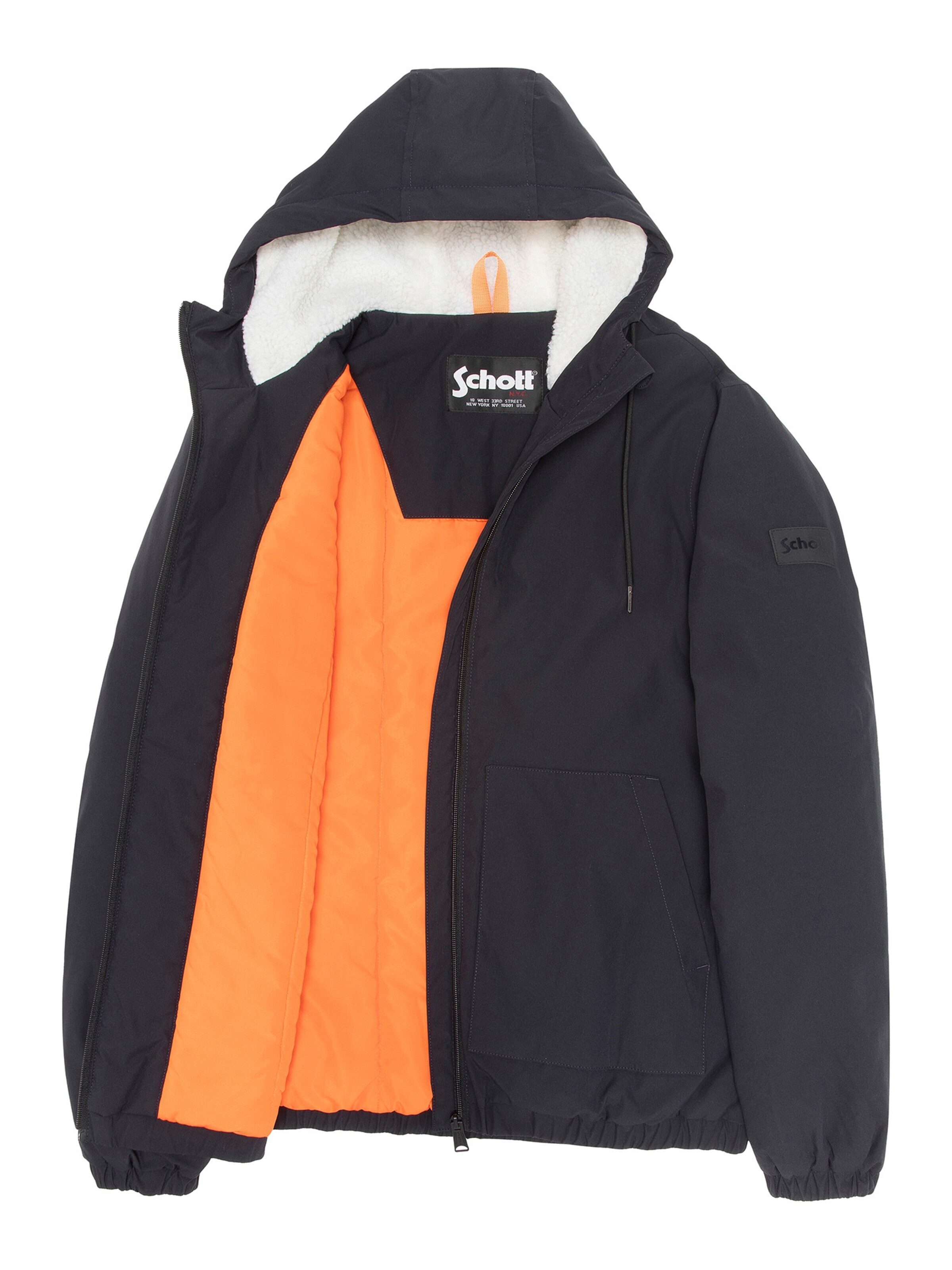 Veste mi-saison Schott NYC en bleu
