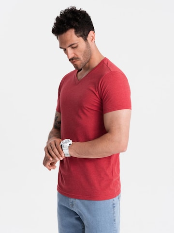 Ombre Shirt in Rood