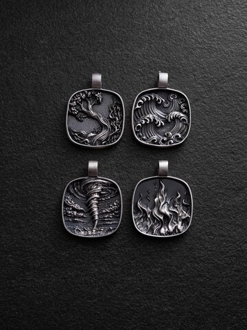 Pendentif 'ELEMENT OGIEŃ' REYTEL en argent