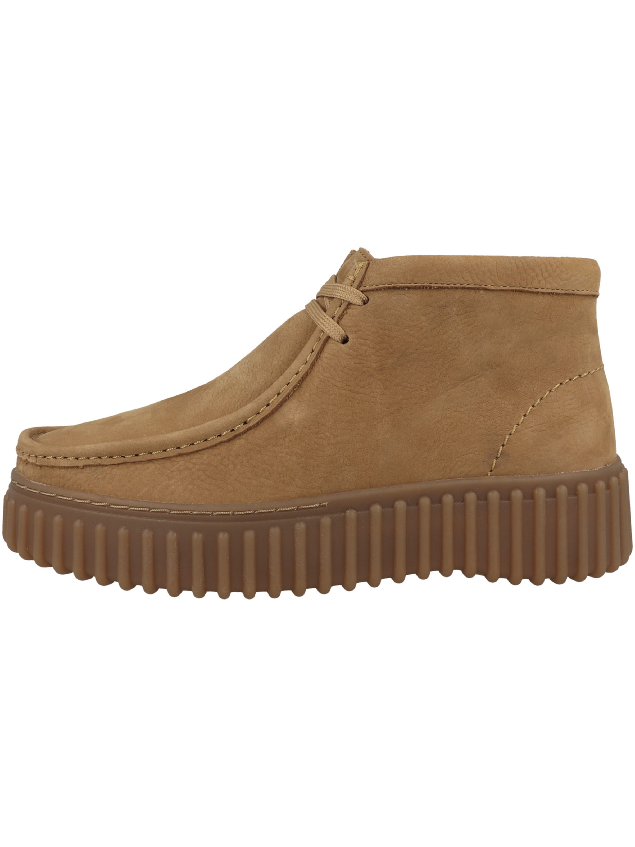 CLARKS Boots 'Torhill Moss' in de kleur Lichtbruin, Productweergave