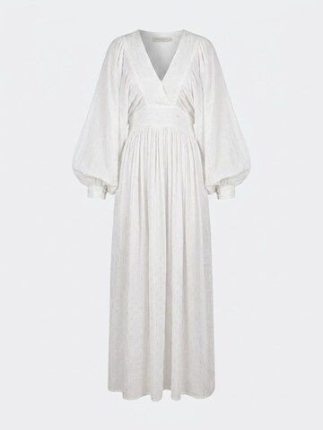 Robe 'Robe Longue Angie' Miss June en blanc : devant