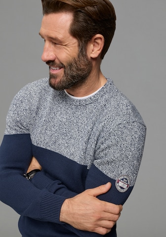 Man's World Pullover in Blau