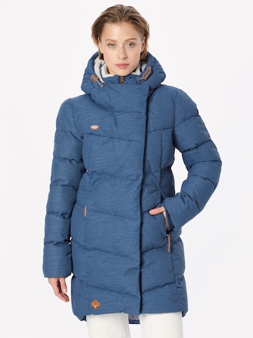 Ragwear Płaszcz zimowy 'PAVLA' w kolorze niebieski: przód