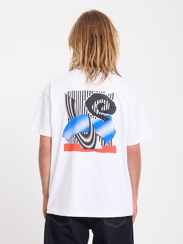 Volcom Shirt 'FA Carrau 2' in Wit: voorkant