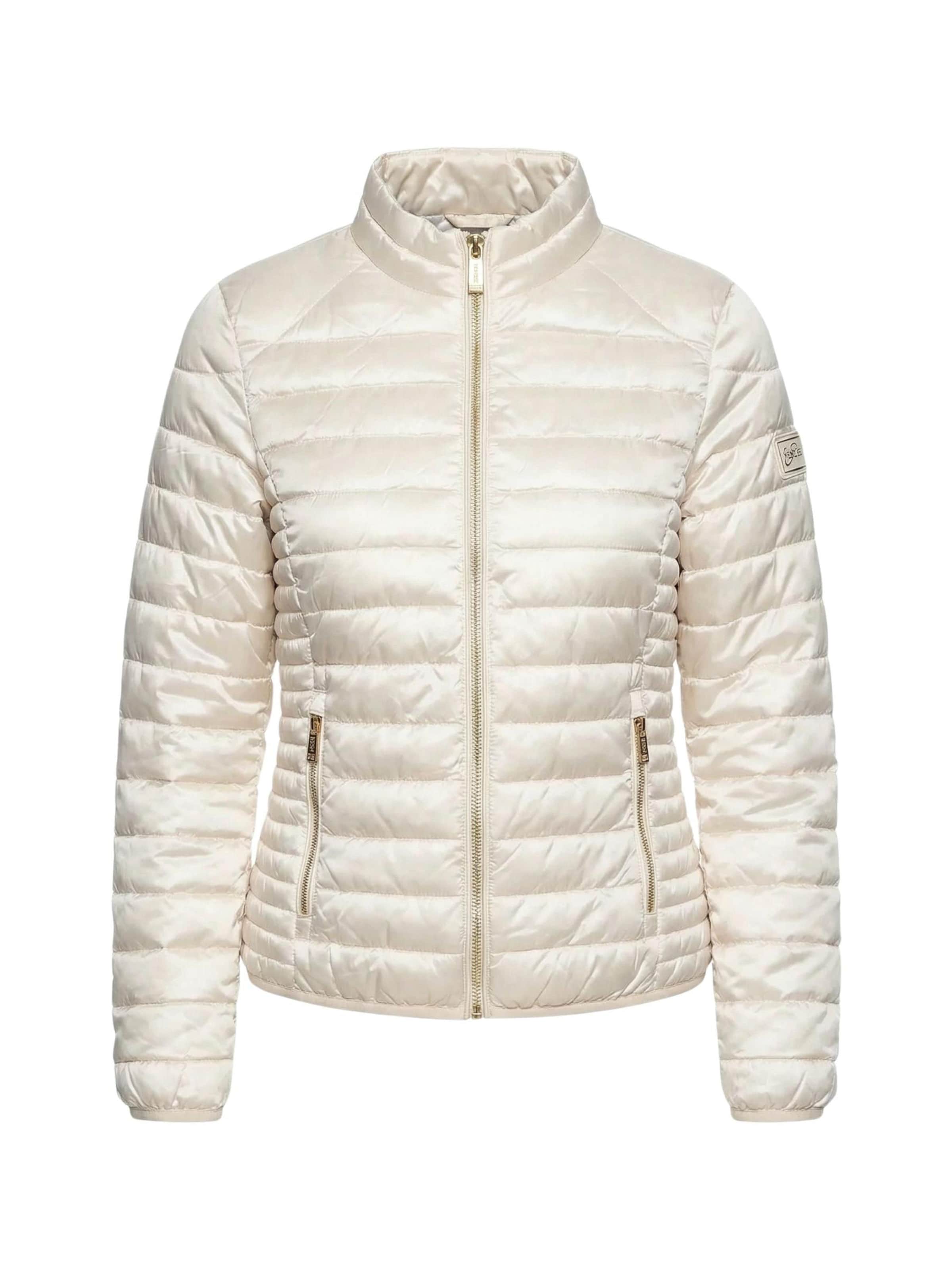 Veste mi-saison 'YES ZEE GIUBBINO YES ZEE TRAPUNTATO GIUBBINO' Yes Zee en blanc : devant