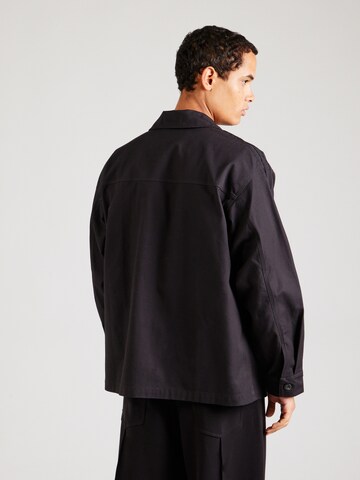 ADIDAS ORIGINALS Comfort fit Button Up Shirt 'ESS' in Black