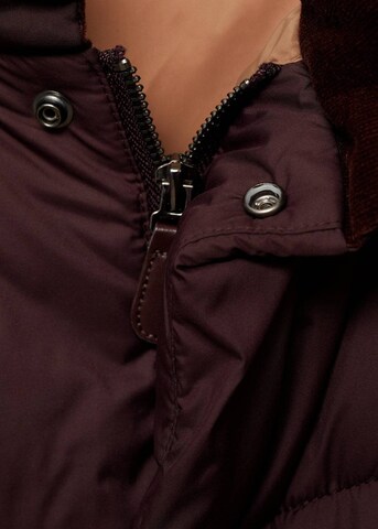MANGO MAN Winter Jacket 'Anorak' in Red