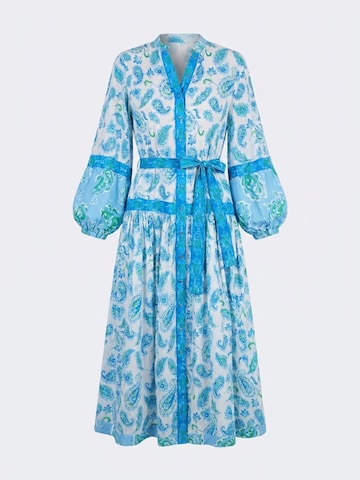 Robe 'Robe Longue Malia' Miss June en bleu : devant