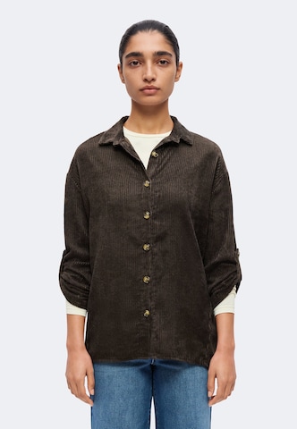 Hailys - Blusa 'Ro44bina' en marrón: frente