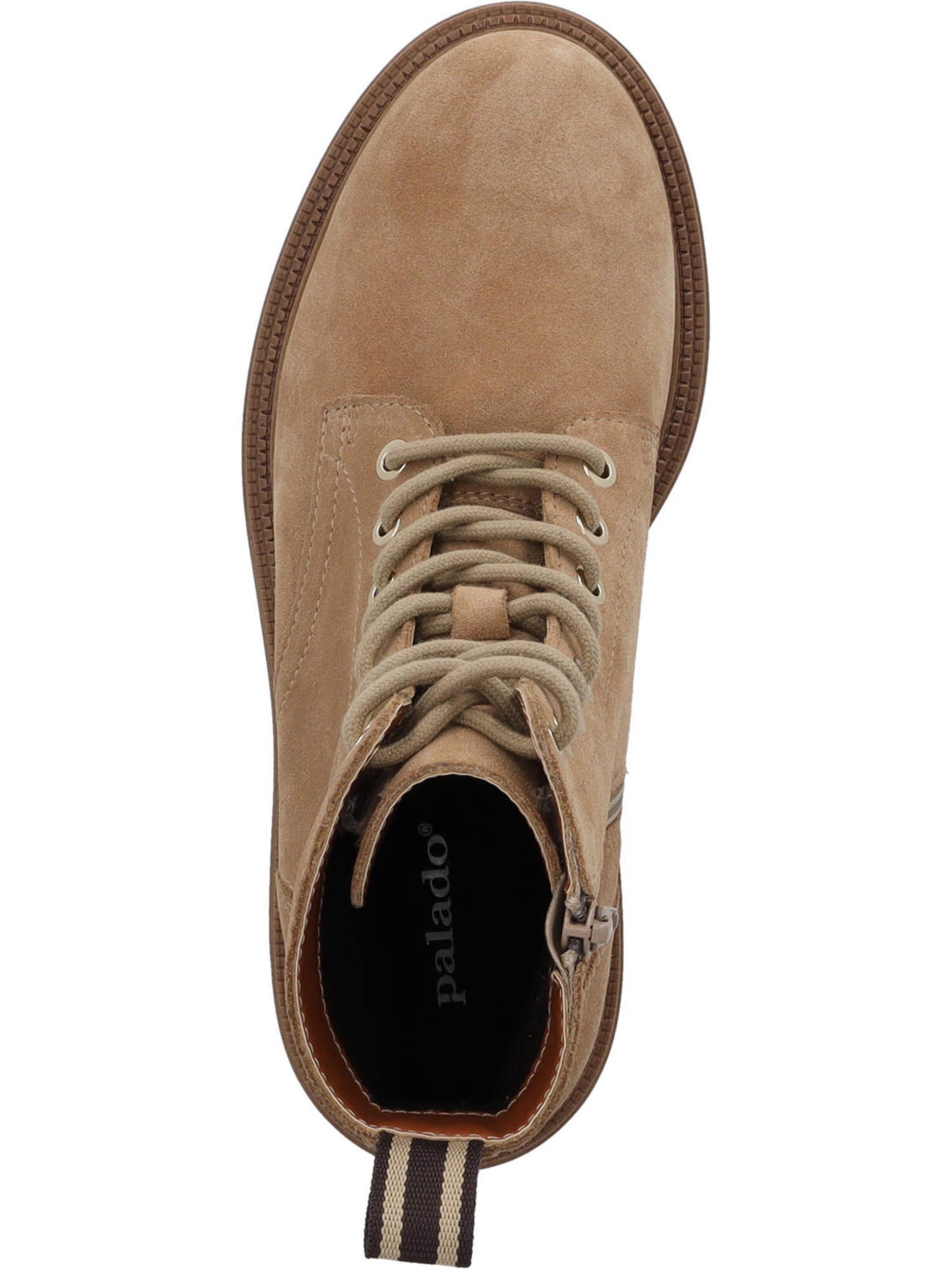 Palado Lace-up bootie 'Deiraid' in Beige