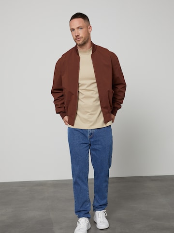 DAN FOX APPAREL Between-Season Jacket 'Kalle' in Brown