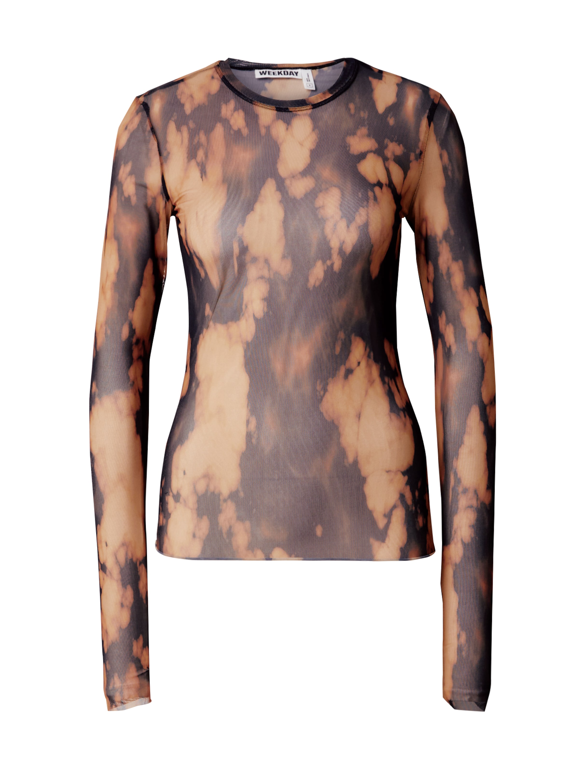 WEEKDAY Póló 'Nico' - barna: elől