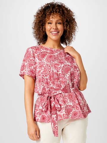 EVOKED Blouse 'VIGRAF' in Pink: front