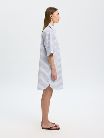 SELECTED FEMME Shirt dress in Blue