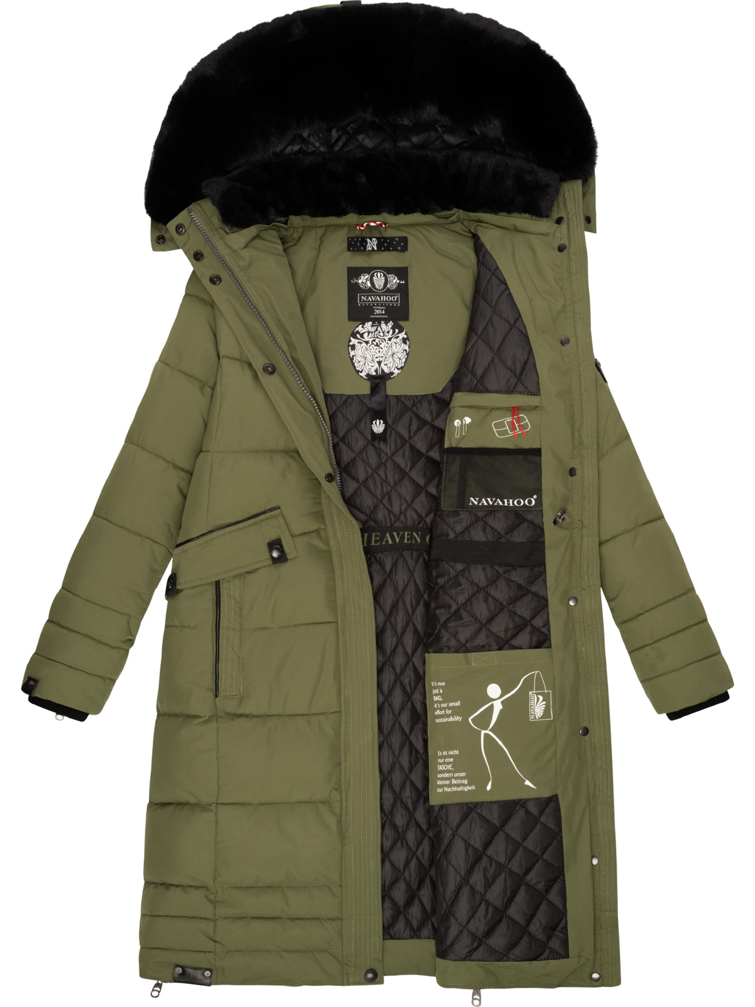 Manteau d’hiver 'Fahmiyaa' NAVAHOO en vert