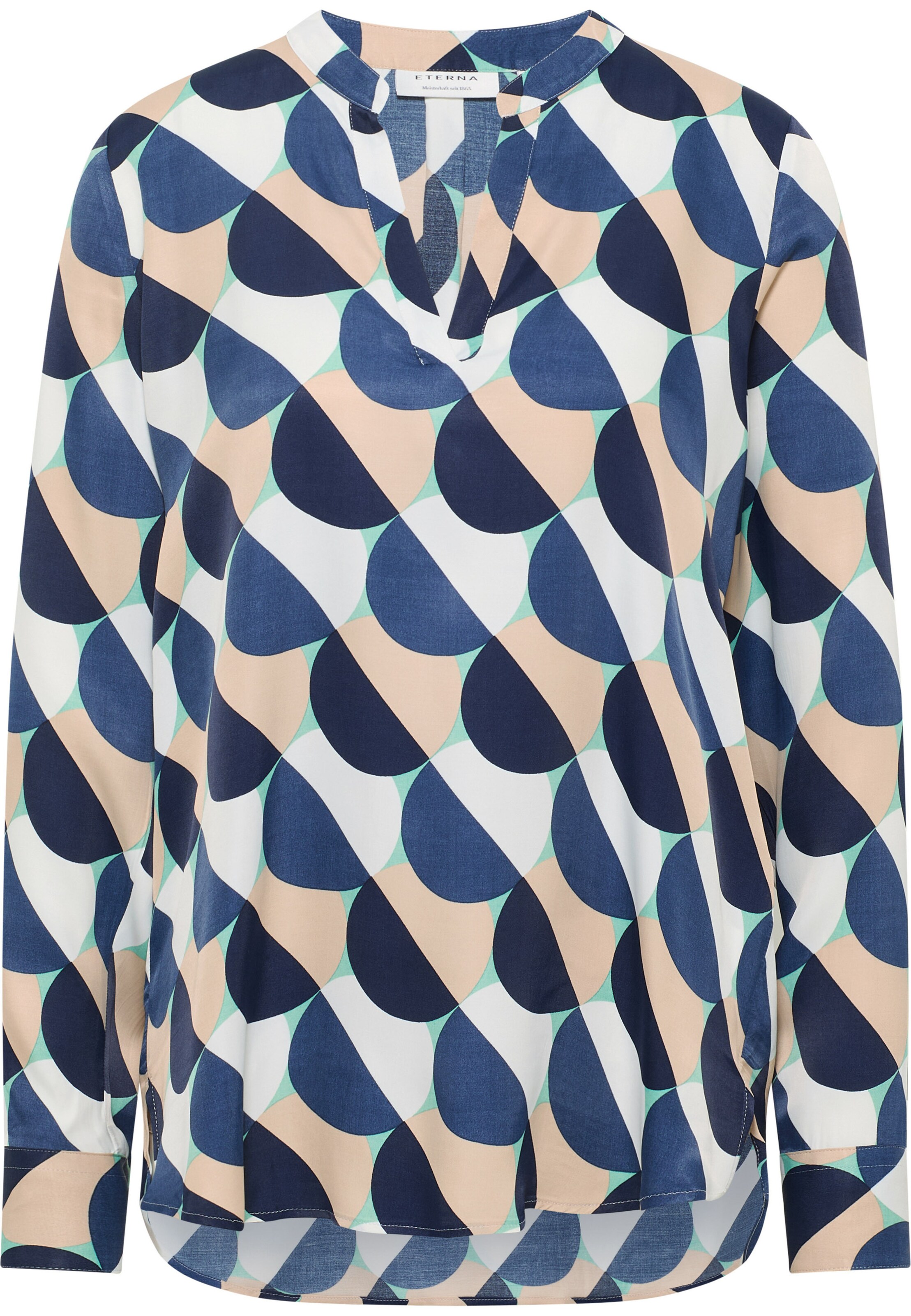 ETERNA Bluse in Blau: Vorderseite