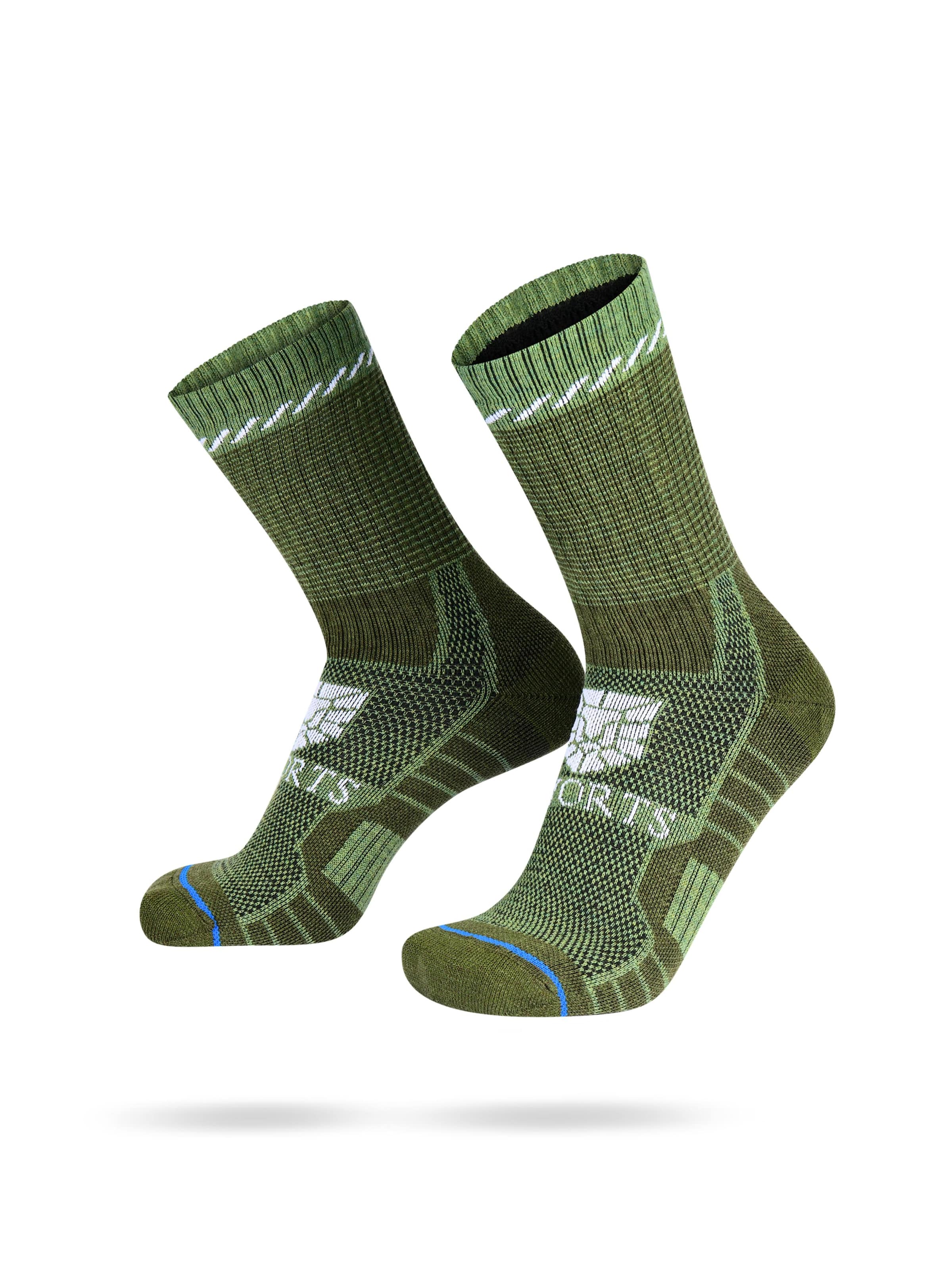 SWORTS Sports socks 'Thermo Merino Socks' in Green: front