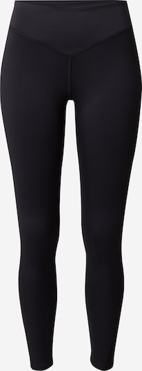 Pantaloni sport Reebok pe negru / alb, Vizualizare produs