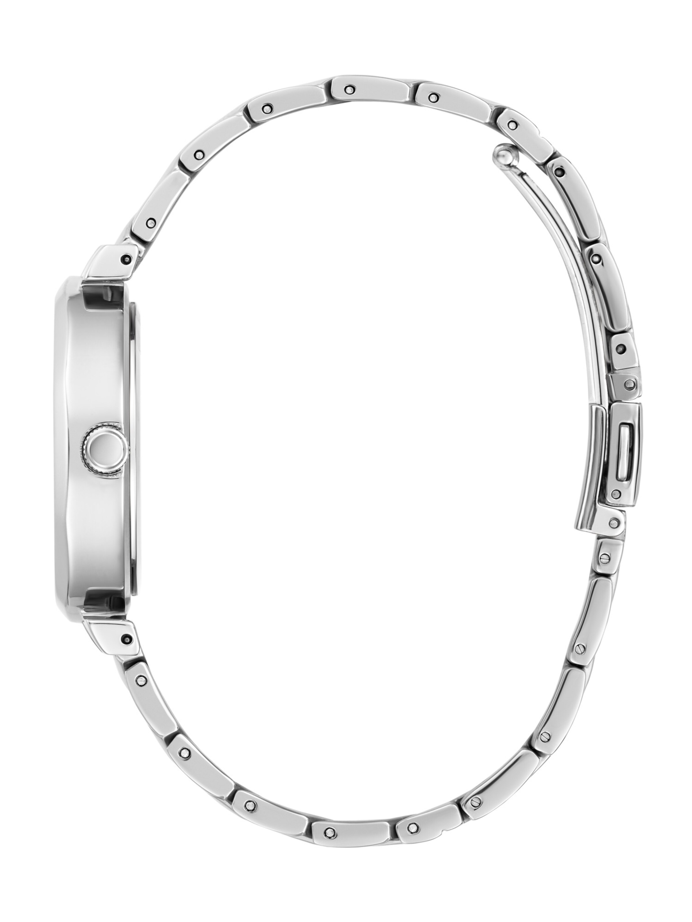 Montre à affichage analogique GUESS en argent