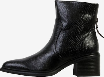 Super Mode Ankle Boots 'Supermodische Stiefeletten mit Reißverschluss' in Schwarz: Vorderseite