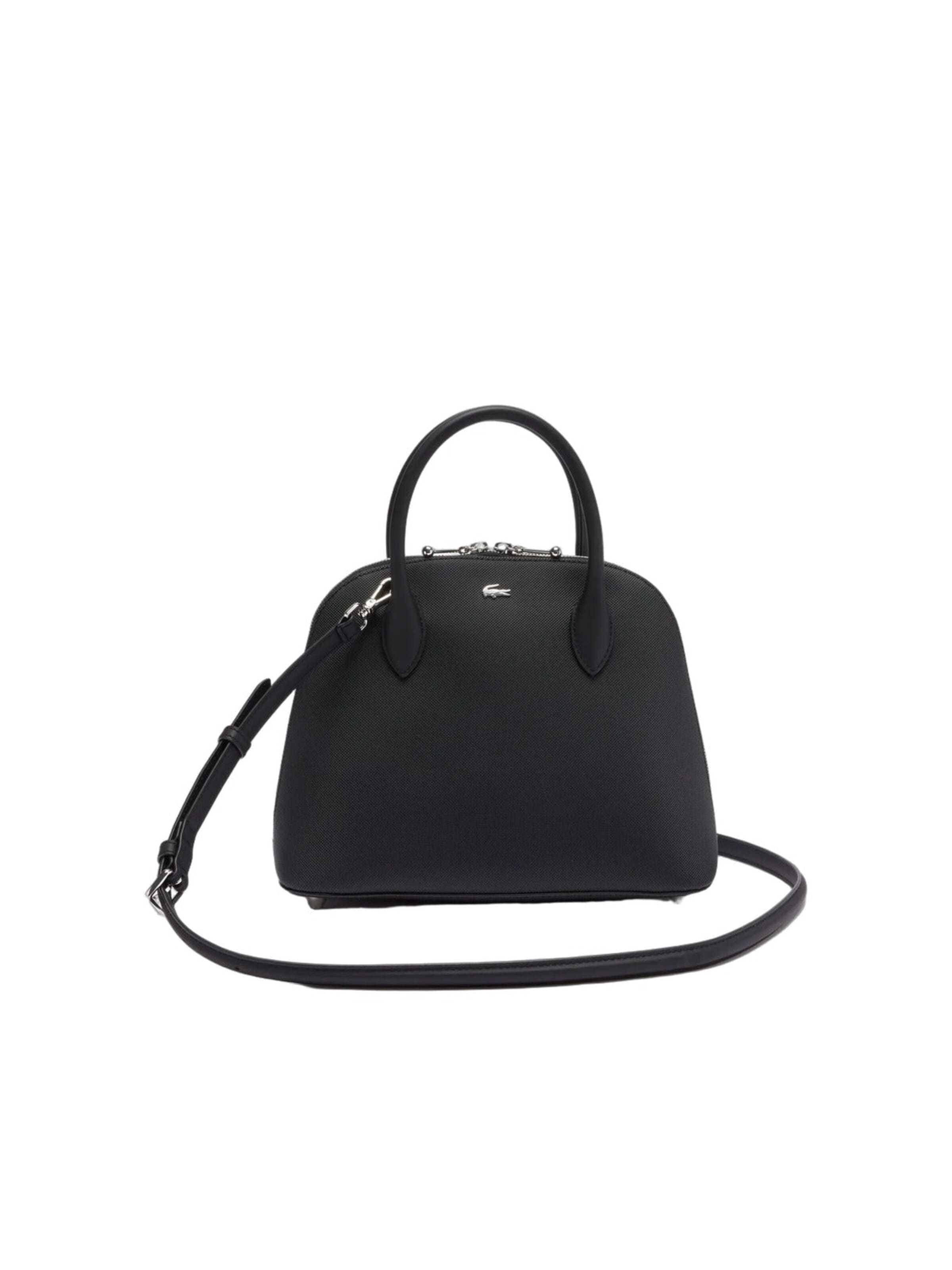 LACOSTE Håndtaske 'Lacoste Sac à main Daily City Noir' i sort: forside