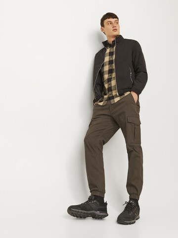 JACK & JONES Slimfit Cargobroek 'JJMarco Joe' in Bruin
