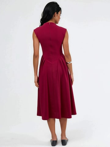 Busem Dress in Red