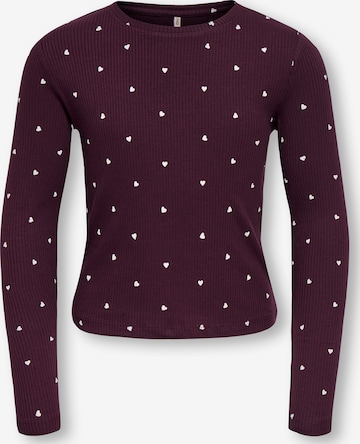 ONLY GIRLS Shirt 'KOGBELLA' in Red: front