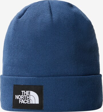 THE NORTH FACE Шапка в синьо: отпред