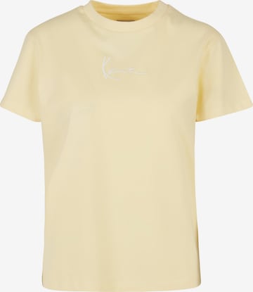 T-shirt Karl Kani en jaune : devant