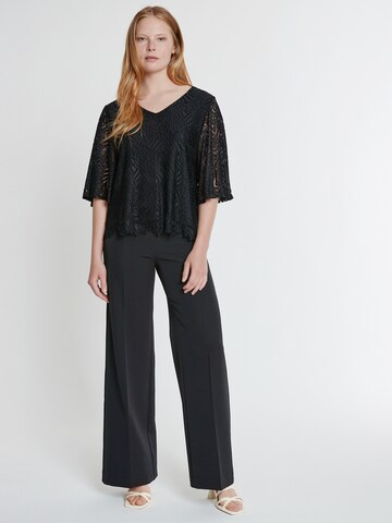 Ana Alcazar Blouse 'Kadabo' in Zwart: voorkant