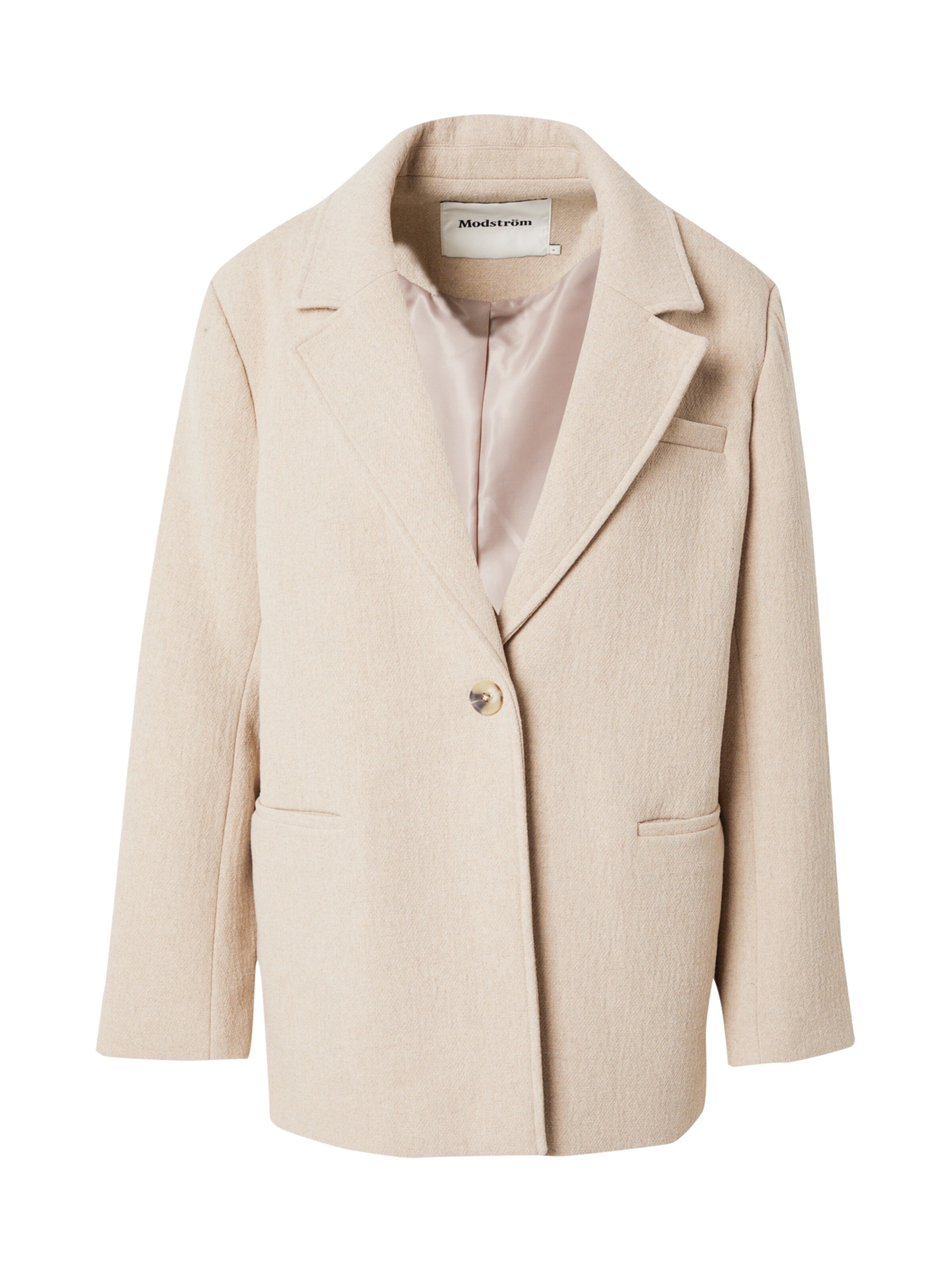 modström Välikausitakki 'Hermina' värissä beige: etupuoli