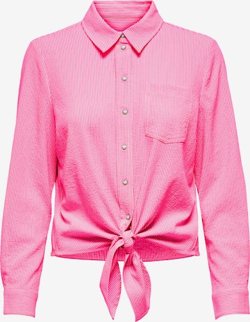 Camicia da donna 'LECEY' di ONLY in rosa: frontale