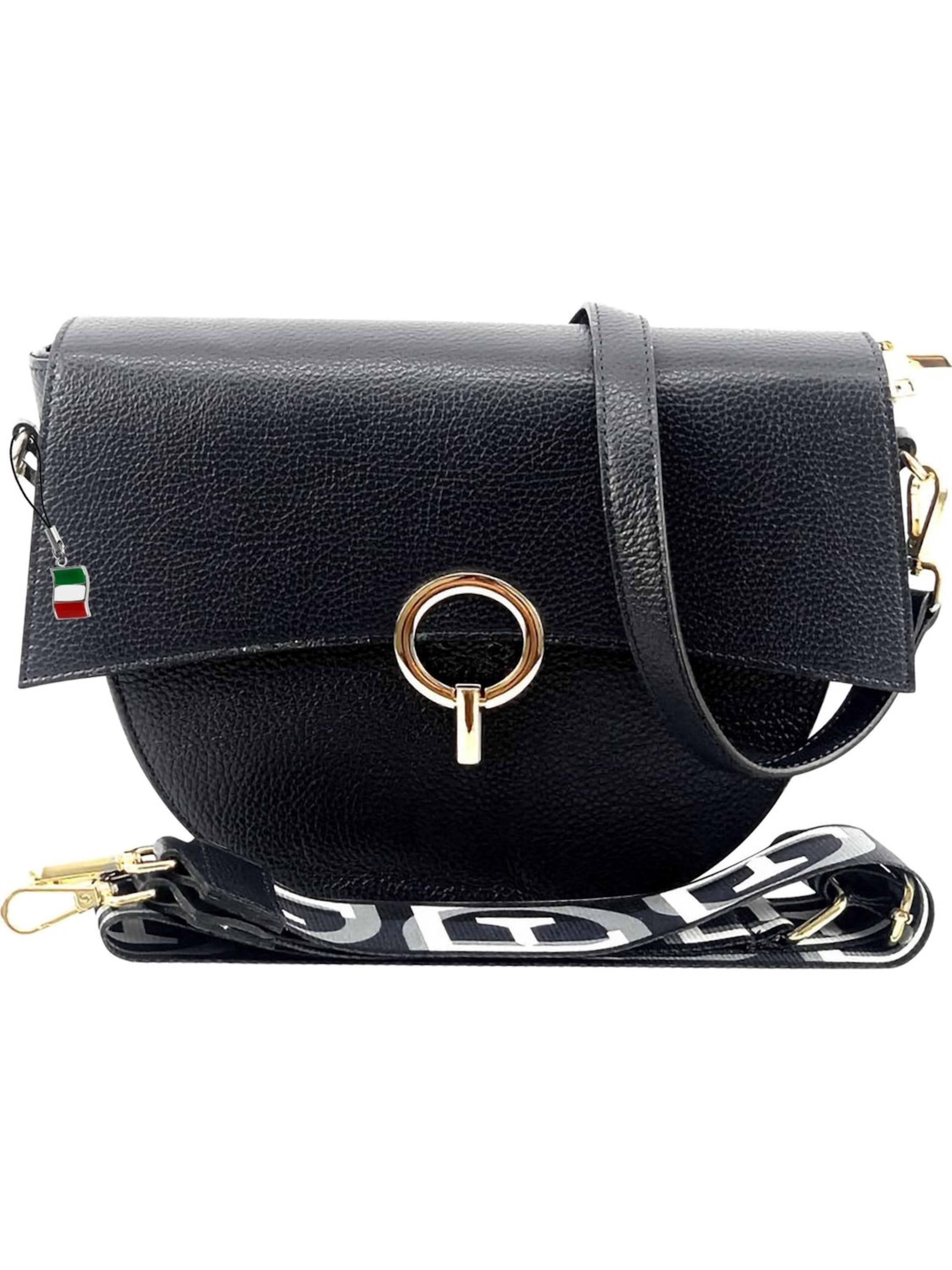 Sac bandoulière Florence en noir : devant